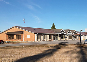 Front view of Atiokan General Hospital building