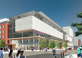 Rendering of Centre for Addiction and Mental Health building