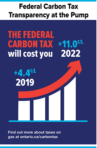 Image showing cost of Federal carbon tax
