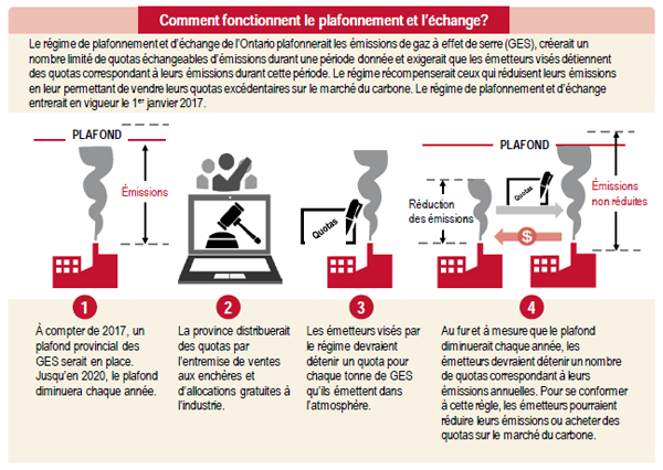Comment  fonctionne le régime de plafonnement et d’échange?