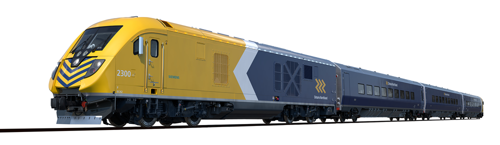 Initial rendering of the Northlander train.