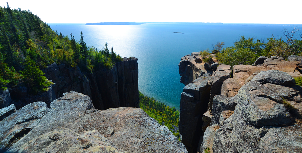 Photo from the top of the Giant Trail at Sleeping Giant Provincial Park near Thunder Bay, Ontario.
