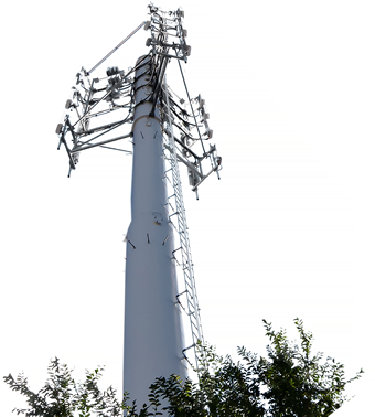 Photo of a cellular tower.